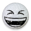 TORUNDA 撮るんだ かわいい 可愛い 大笑い顔 ゴルフボール