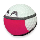 TORUNDA 撮るんだ かわいい 可愛い ゴルフボール用 ピンク フラット型マスク